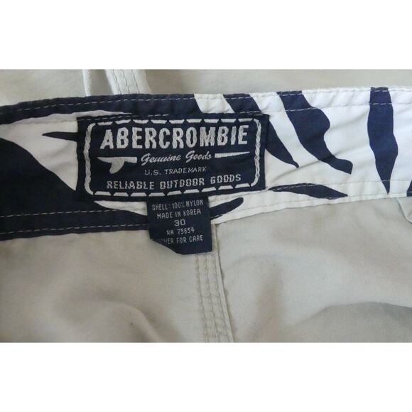 Abercrombie Board Shorts Men's 30 Swim Trunks Shorts No Lining Outdoor Goods - Picture 6 of 8